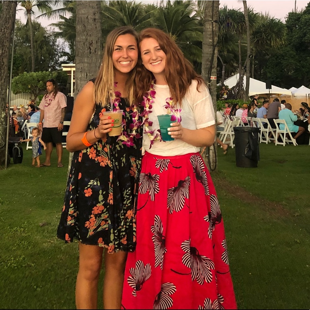 Ann Taylor Floral Skirt